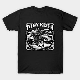 Toby Keith With Horse T-Shirt